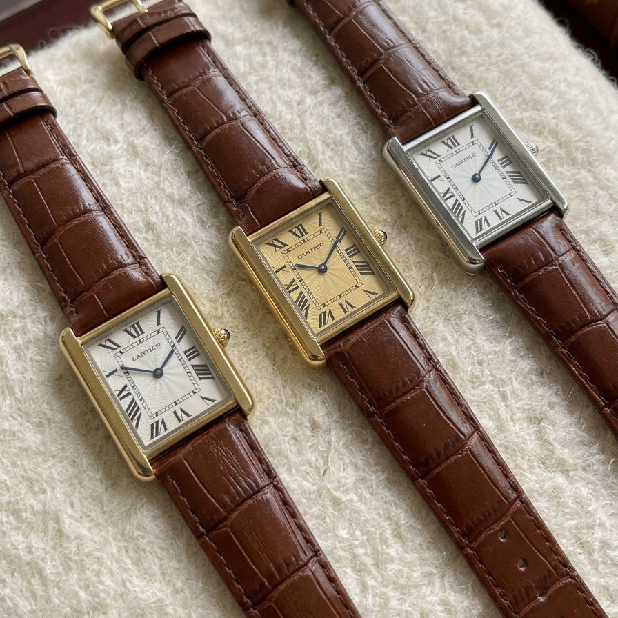 Cartier Quartz Wrist Watch || Analog Watch for Men