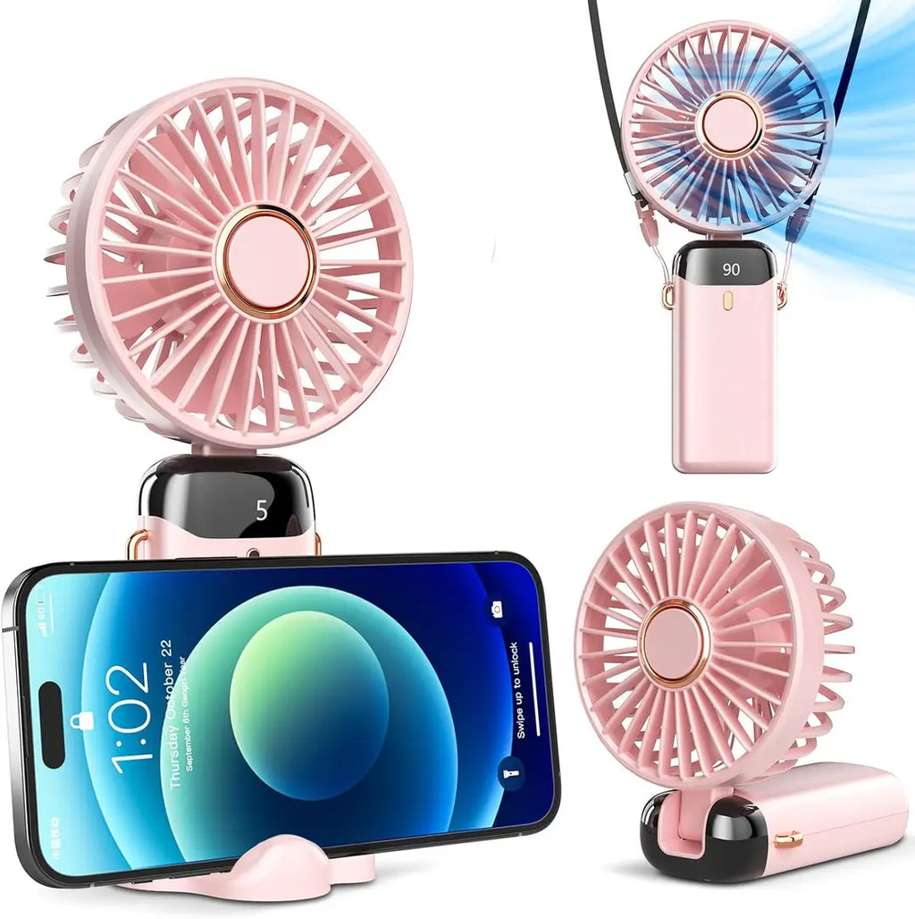 Mini Digital Rechargeable Fan ❄️