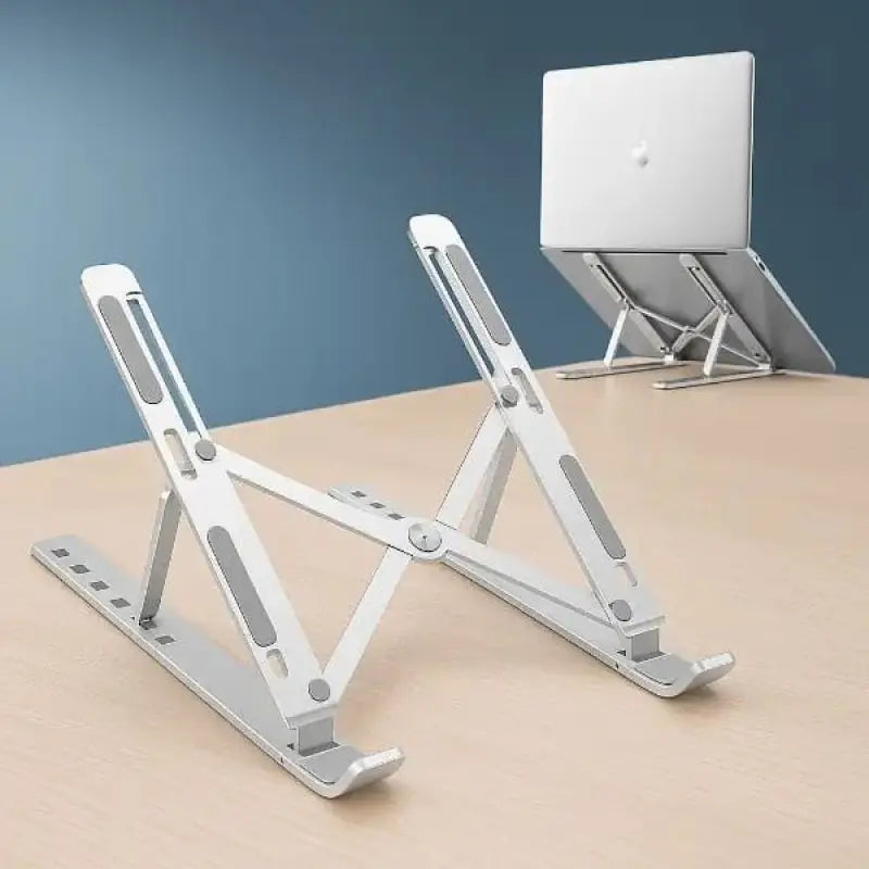 Portable Aluminum 💻Laptop Stand || 10–17 Inch Laptops