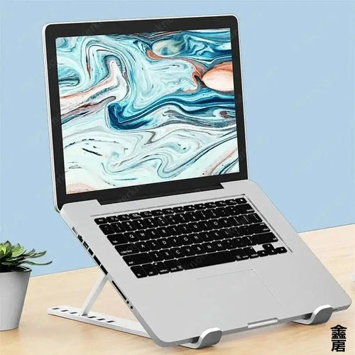 Portable Aluminum 💻Laptop Stand || 10–17 Inch Laptops