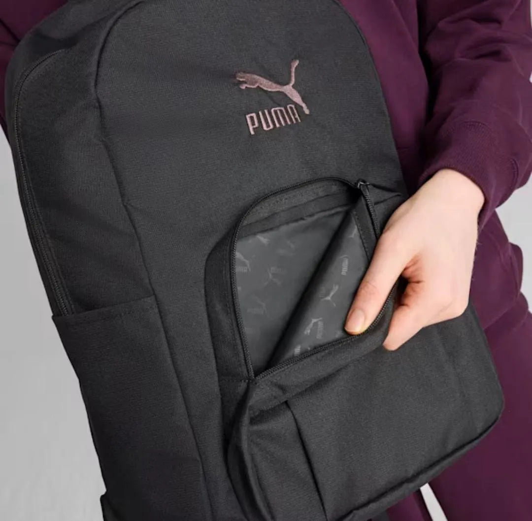 PUMA Classic Archive Backpack👜Black 17x14x17"