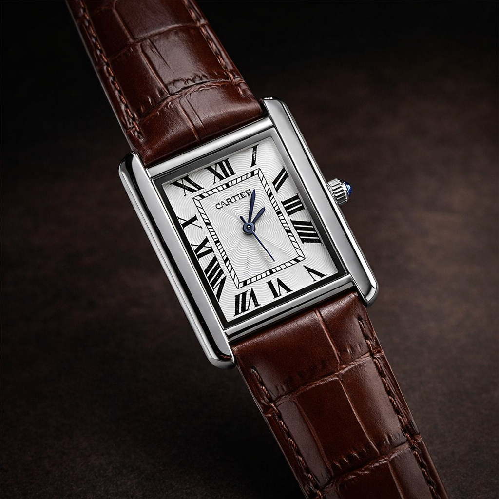 Cartier Quartz Wrist Watch || Analog Watch for Men